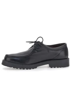 Stringate Nere in Vera Pelle Pittarello 1505