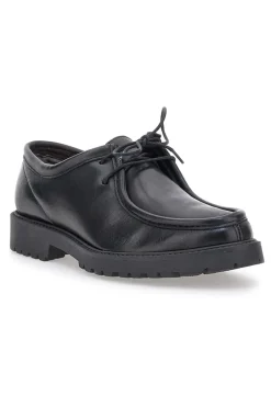Stringate Nere in Vera Pelle Pittarello 1505