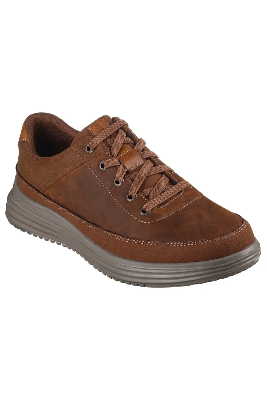 Stringate Skechers Proven Aldeno Marrone