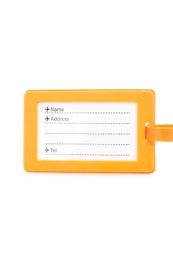 Tag per Valigia Arancione "Contenuto Altamente Deludente " NAMETAG 6