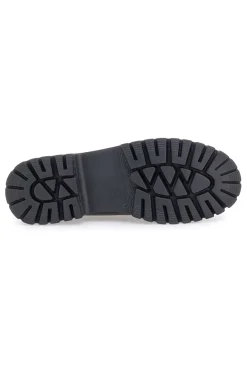 Talemi JN10125 schwarze Loafer mit Nieten und Profilsohle