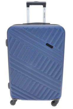 Trolley blu rigido con ruote piroettanti Prima Riga PR162/P