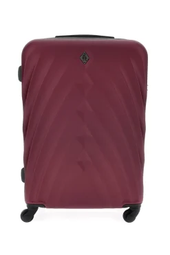 Trolley bordeaux rigido medio 4 ruote 2T2L 155/M