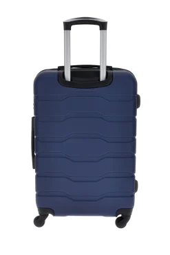 Trolley grande blu rigido con 4 ruote 2T2L156/G