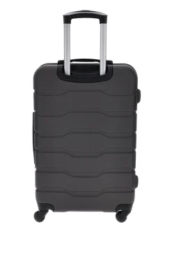 Trolley grande grigio rigido con 4 ruote 2T2L156/G