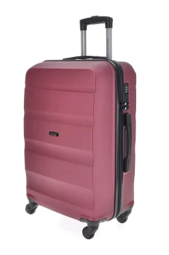 Trolley medio burgundy con 4 ruote e manico telescopico Indigeno INDIGENO180/M