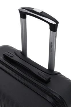 Trolley medio nero rigido con 4 ruote Prima riga PR169/M