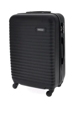 Trolley medio nero rigido Prima riga Pr194/m