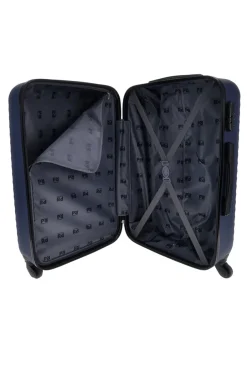 Trolley piccolo blu rigido Prima riga Pr194/P