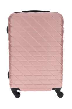 Trolley piccolo rose gold rigido con 4 ruote Prima riga PR157/P