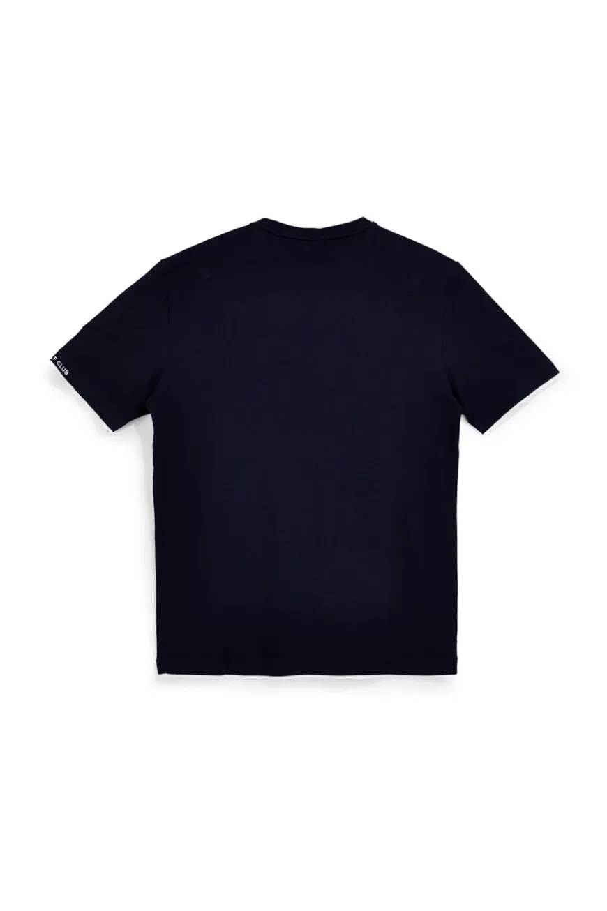 T-shirt Blu navy con logo Us golf TS1053