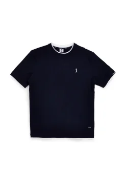 T-shirt Blu navy con logo Us golf TS1053