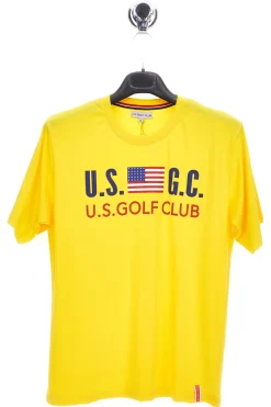 T-Shirt Gialla US Golf Club 1202