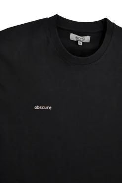 T-shirt in cotone nera con stampa grafica Boardman Alpha pt-m-t-9062