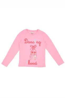T-Shirt Manica Lunga Grazie Mamma 2003 Rosa