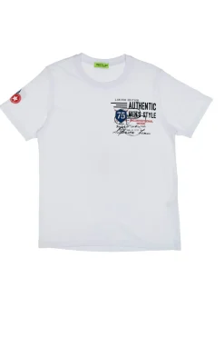 T-Shirt Max Dillan Man086 Bianca