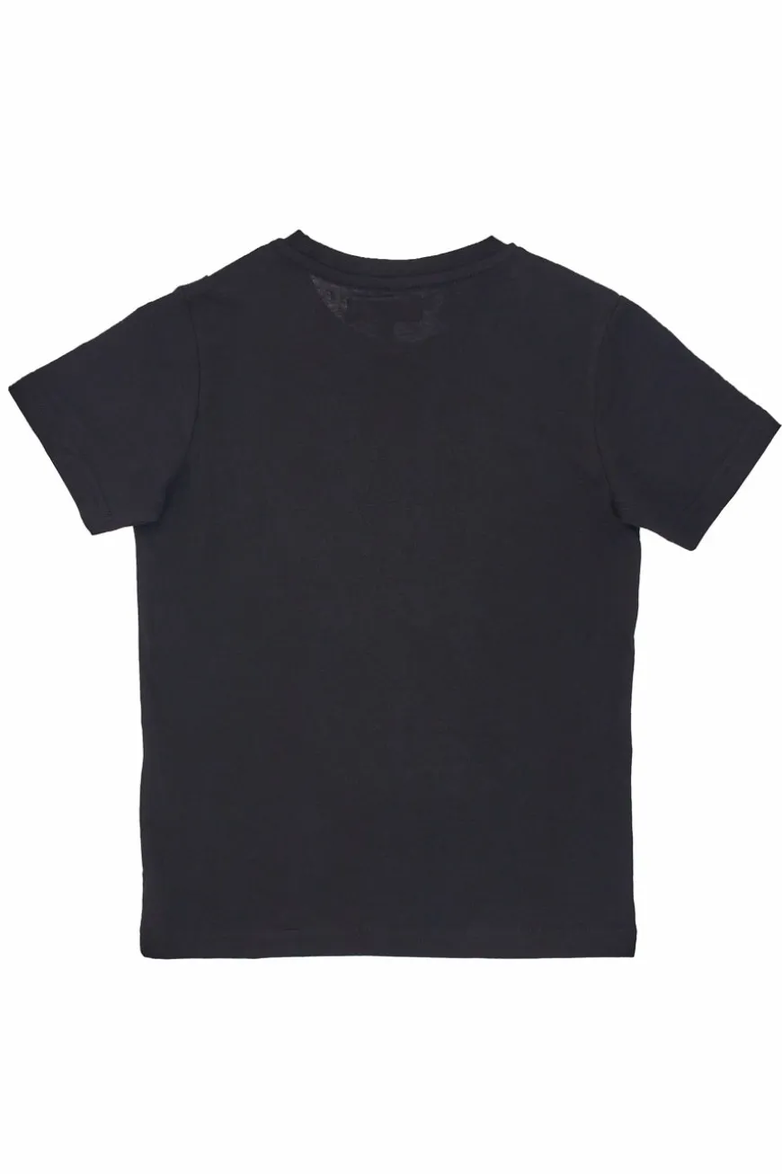 T-Shirt Nera Con Stampa Lampo Pitt Kids PT-B-T-05038