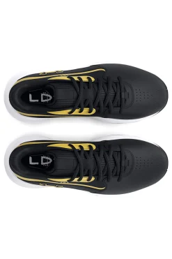 Under Armour Lockdown 7 Basketballschuhe in Schwarz und Gold