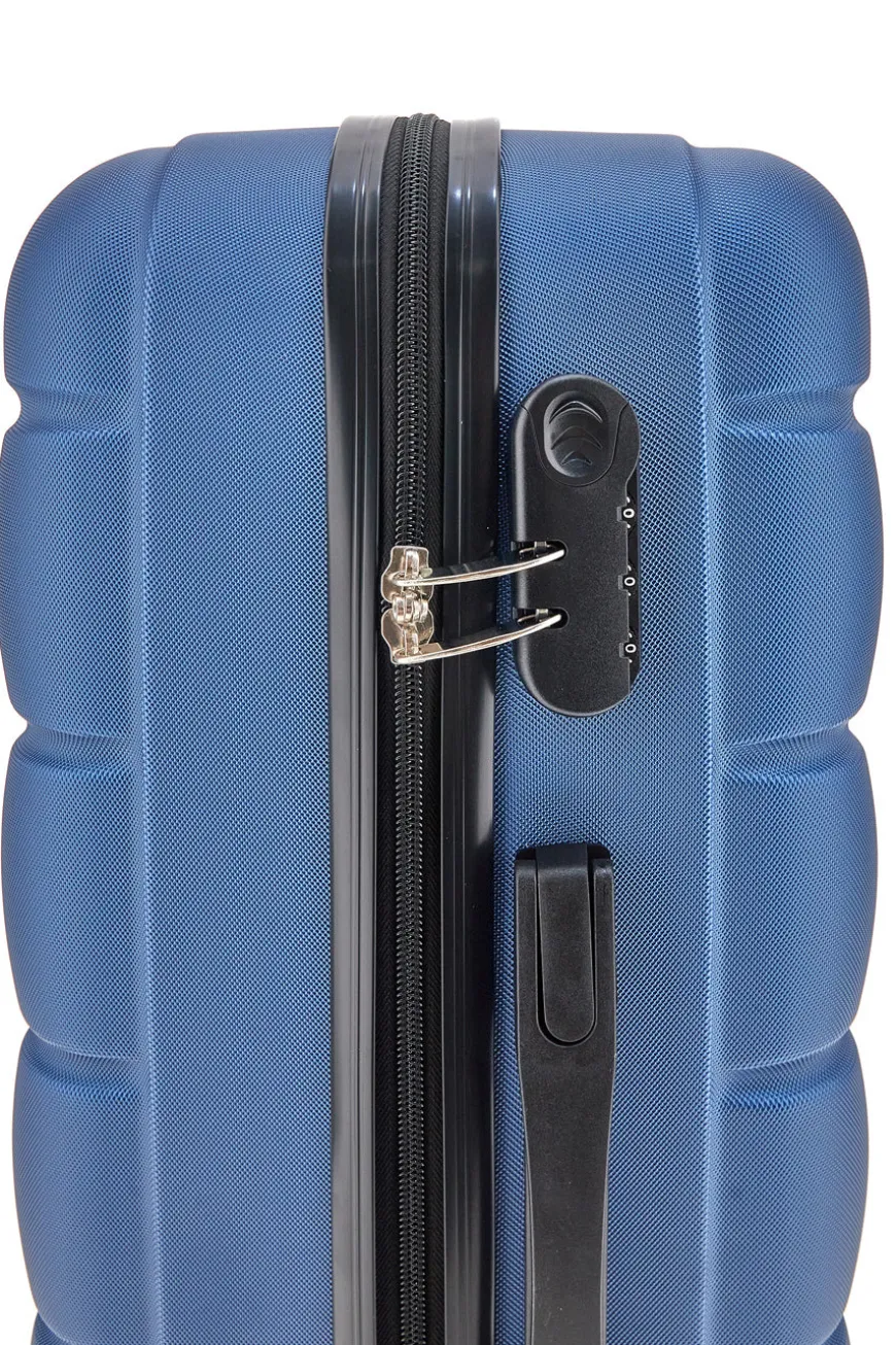 Valigia rigida blu royal media Prima riga PR165/M