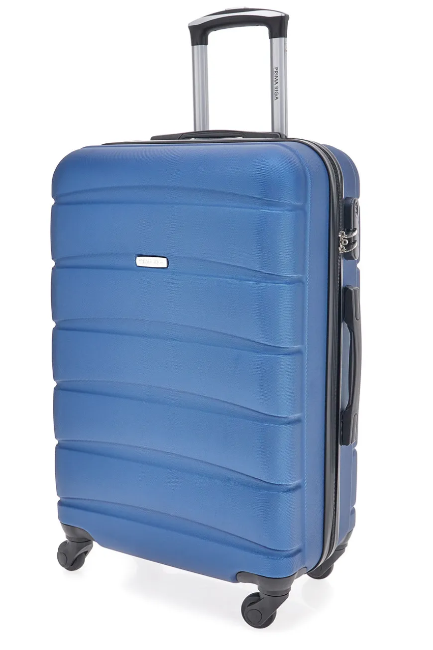 Valigia rigida blu royal media Prima riga PR165/M