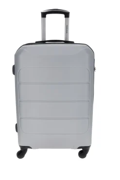 Valigia trolley cabina argento con scocca rigida Prima Riga PR173/P