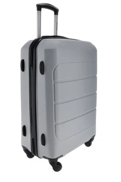 Valigia trolley cabina argento con scocca rigida Prima Riga PR173/P