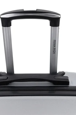 Valigia trolley grande argento con lucchetto integrato Prima Riga PR173/G