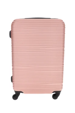 Valigia Trolley grande rosa con chiusura con combinazione Prima Riga PR172G