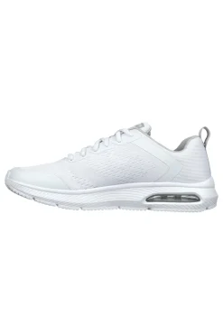 Weiße Fitnessschuhe Skechers Dyna-Air