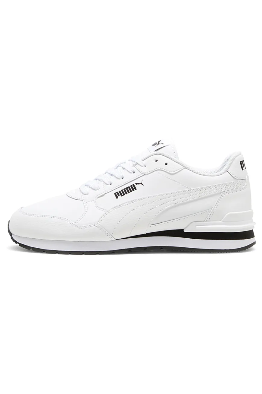 Weiße Ledersneakers Puma ST Runner v4 L