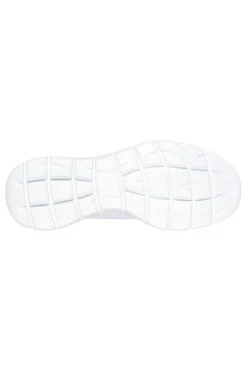 Weiße Slip-on-Sneaker aus Mesh mit Air Cooled Memory Foam, Skechers Summits High Range