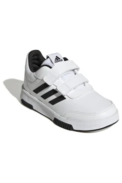 Weiße Sneakers mit Klettverschlüssen Adidas Tensaur Hook and Loop