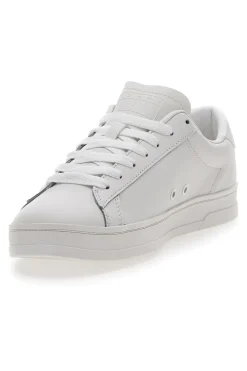 Weiße Sneakers mit Lederobermaterial TOMMY JEANS TJM LEATHER LOW CUPSOLE