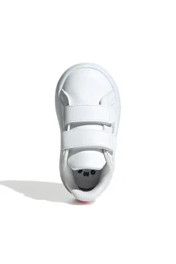 Weiße Turnschuhe mit Klettverschluss-Rips Adidas Grand Court 2 Cf I