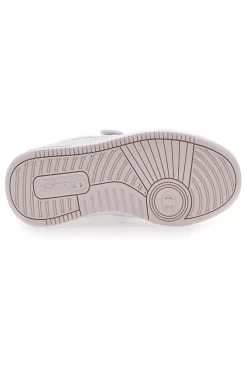 Weiße Turnschuhe mit Klettverschluss-Champion-Rebound-Grafik