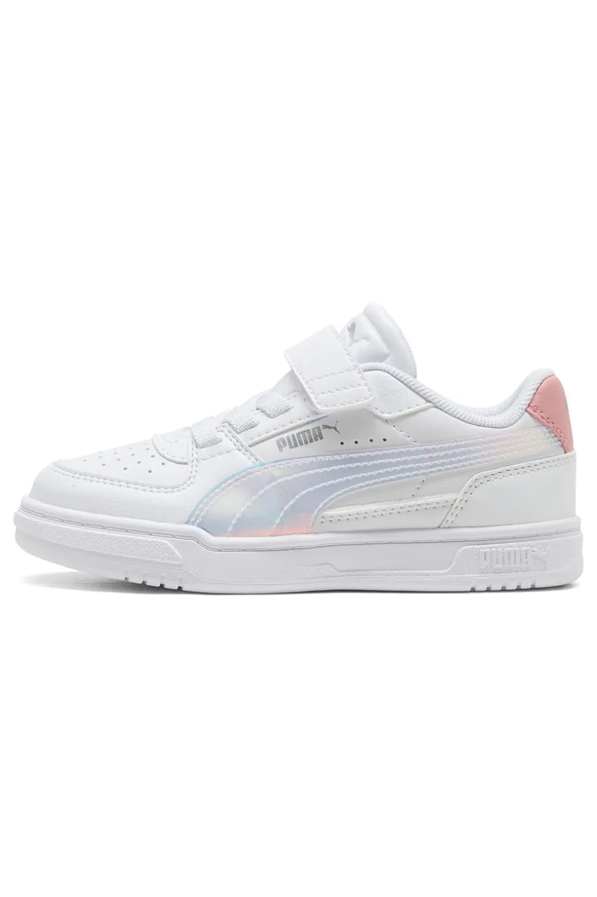 Weiße Turnschuhe mit Riemen und Schnürsenkeln Puma Caven III Holo 2.0 AC+ PS