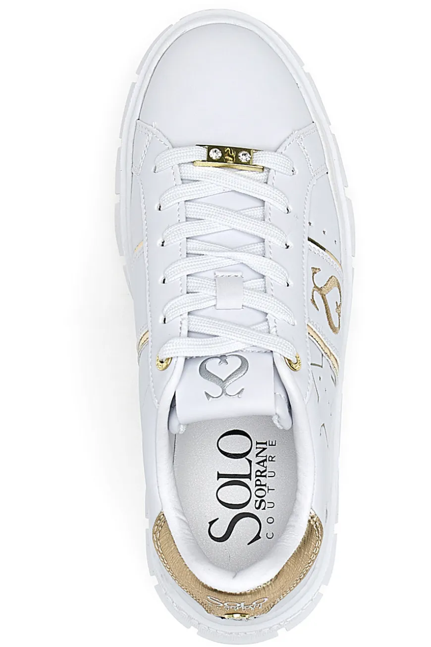 Weiße Turnschuhe Solo Soprani Star Lht Pu