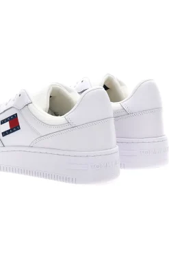 Weiße Turnschuhe TOMMY HILFIGER RETRO BASKET ESS