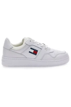 Weiße Turnschuhe TOMMY HILFIGER RETRO BASKET ESS