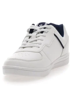Weiße und blaue Sneakers Fila C. Court Teens