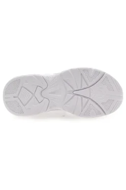 Weiße und fuchsiafarbene Sneakers mit Klettverschluss und elastischen Schnürsenkeln CHAMPION COUNTESS G PS