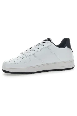 Weiße und schwarze Sneakers mit perforiertem Obermaterial Everlast 713