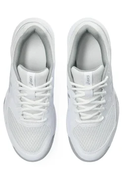 Weiß und Silber Tennisschuhe Asics Gel-Dedicate 8