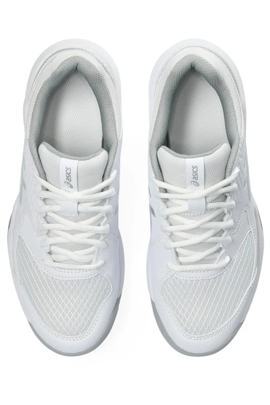 Weiß und Silber Tennisschuhe Asics Gel-Dedicate 8