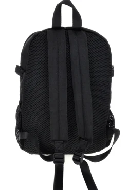 Zaino blu e nero con tasche multiple e cordini frontali Route 66 61992/L/SETRN