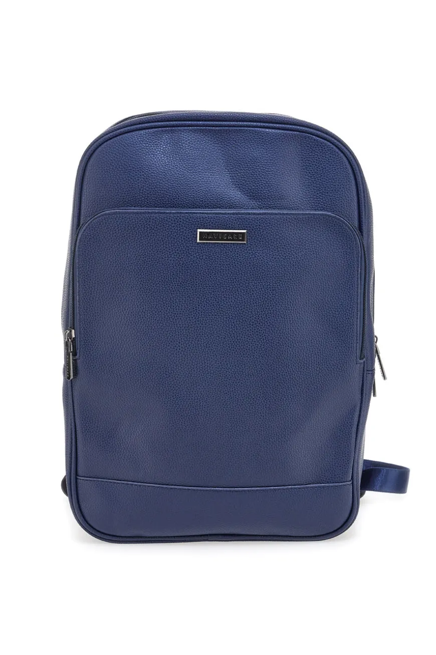 Zaino blu tasca frontale doppio scomparto Navigare BAG899-5