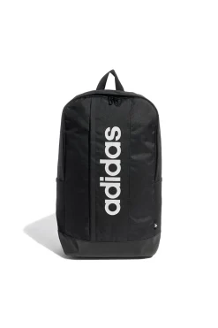 Zaino nero Adidas Linear Backpack con stampa verticale