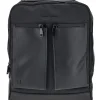 Zaino Nero in Tessuto con Tasche Frontali e Scomparto Porta PC Renato Balestra COB 61991/L/SRBU7